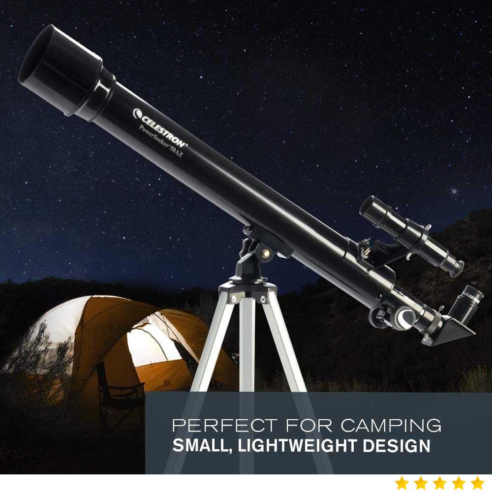 CELESTRON Powerseeker Teropong Bintang Astronomical Telescope 600/50mm - 50AZ