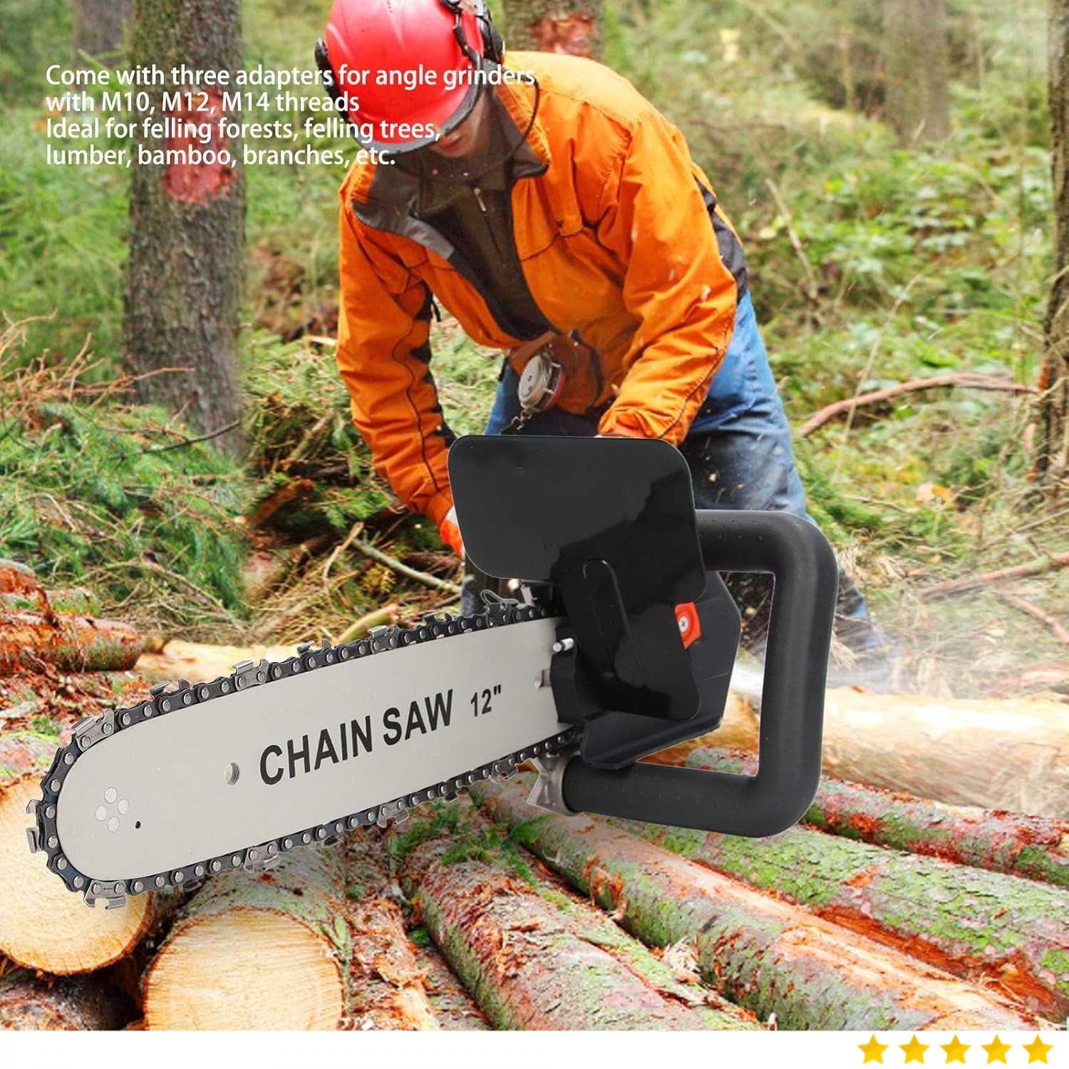 Aboutool Adaptor Gerinda ke Gergaji Grinder Chainsaw Converter 12 Inch - ABT121