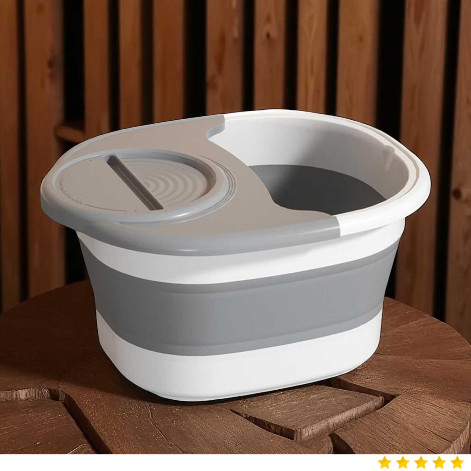 Bema Dorji Ember Pijat Kaki Folding Collapsible Sauna Bucket 15L - 8010