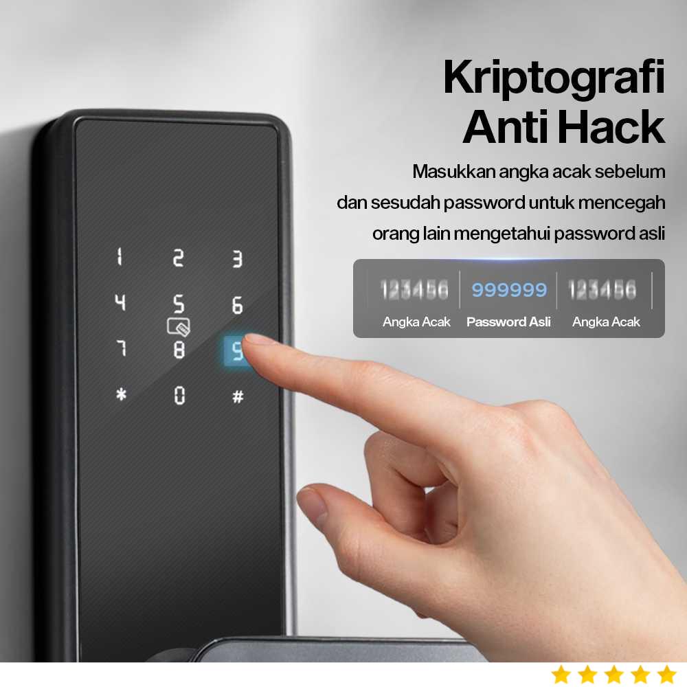 BILIXO Smart Door Lock TTLock App Password Card Key - N1