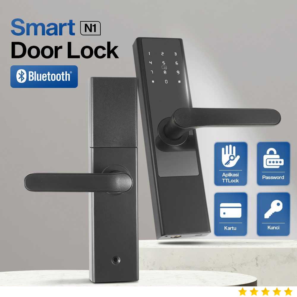 BILIXO Smart Door Lock TTLock App Password Card Key - N1
