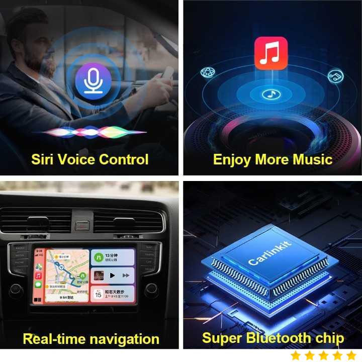 Carlinkit Wireless CarPlay Android Auto Dongle Bluetooth Auto Connect - CPC200-CP2A