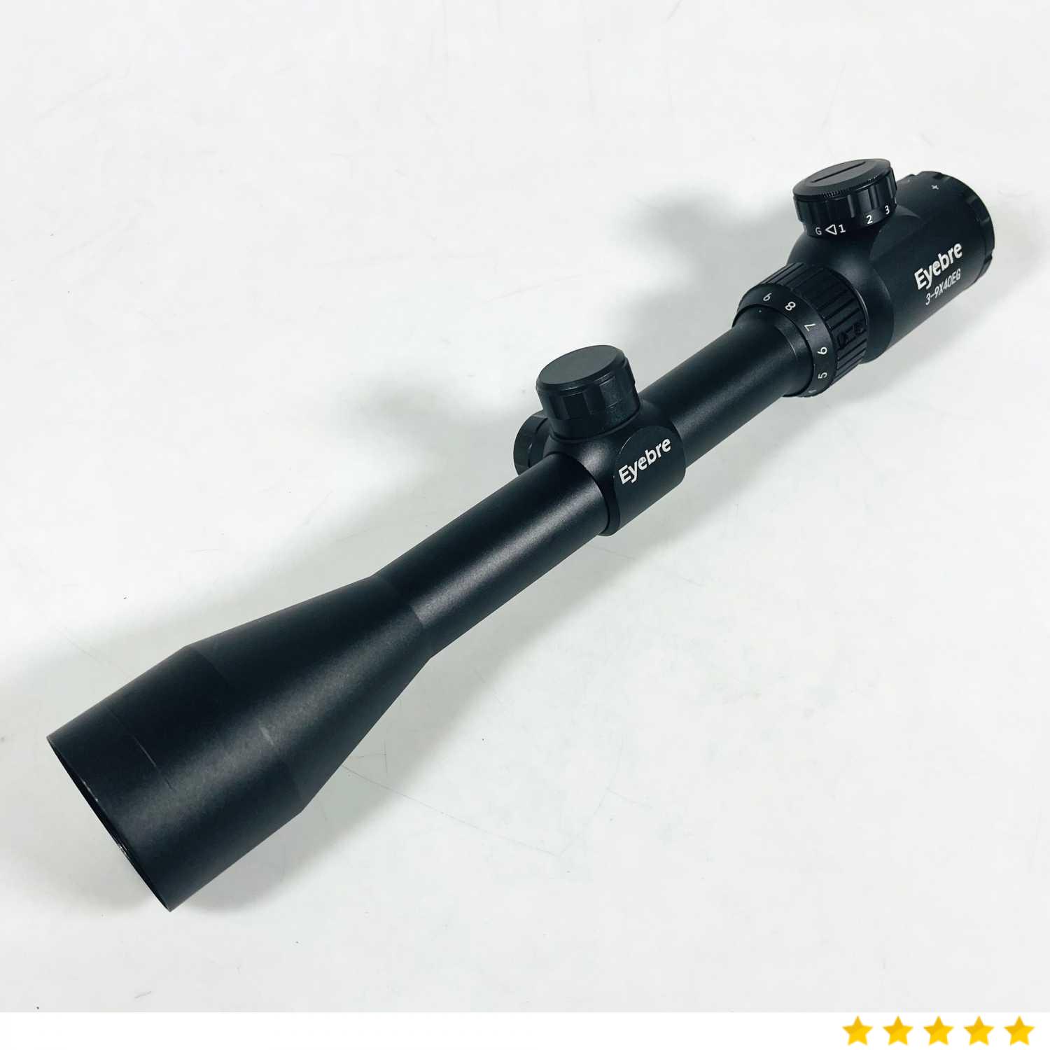 Eyebre Rifle Tactical Scope Hunting Magnification 3-9x40mm with LED - 3-9x40E
