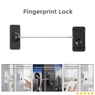 ELENX Smart Lock Cabinet Locker Fingerprint Kunci Lemari Digital - FQ20