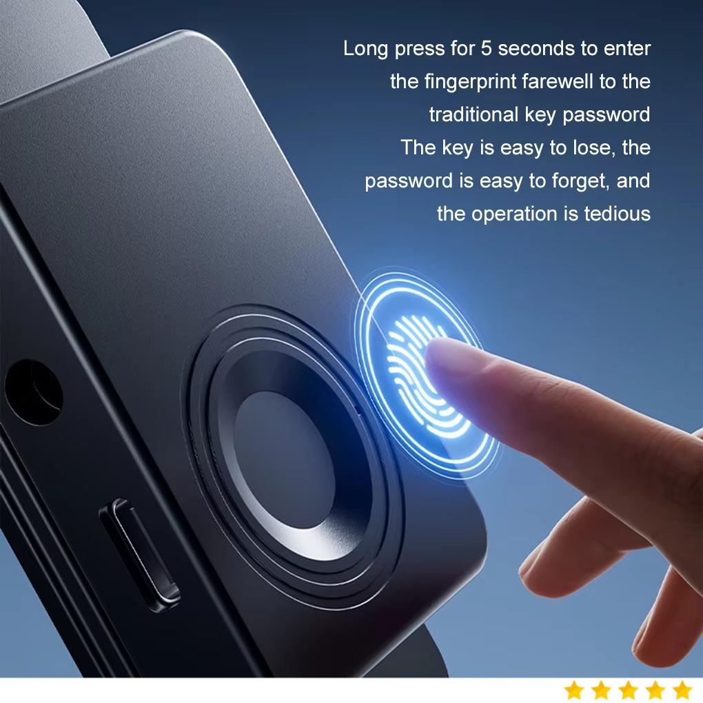 ELENX Smart Lock Cabinet Locker Fingerprint Kunci Lemari Digital - FQ20