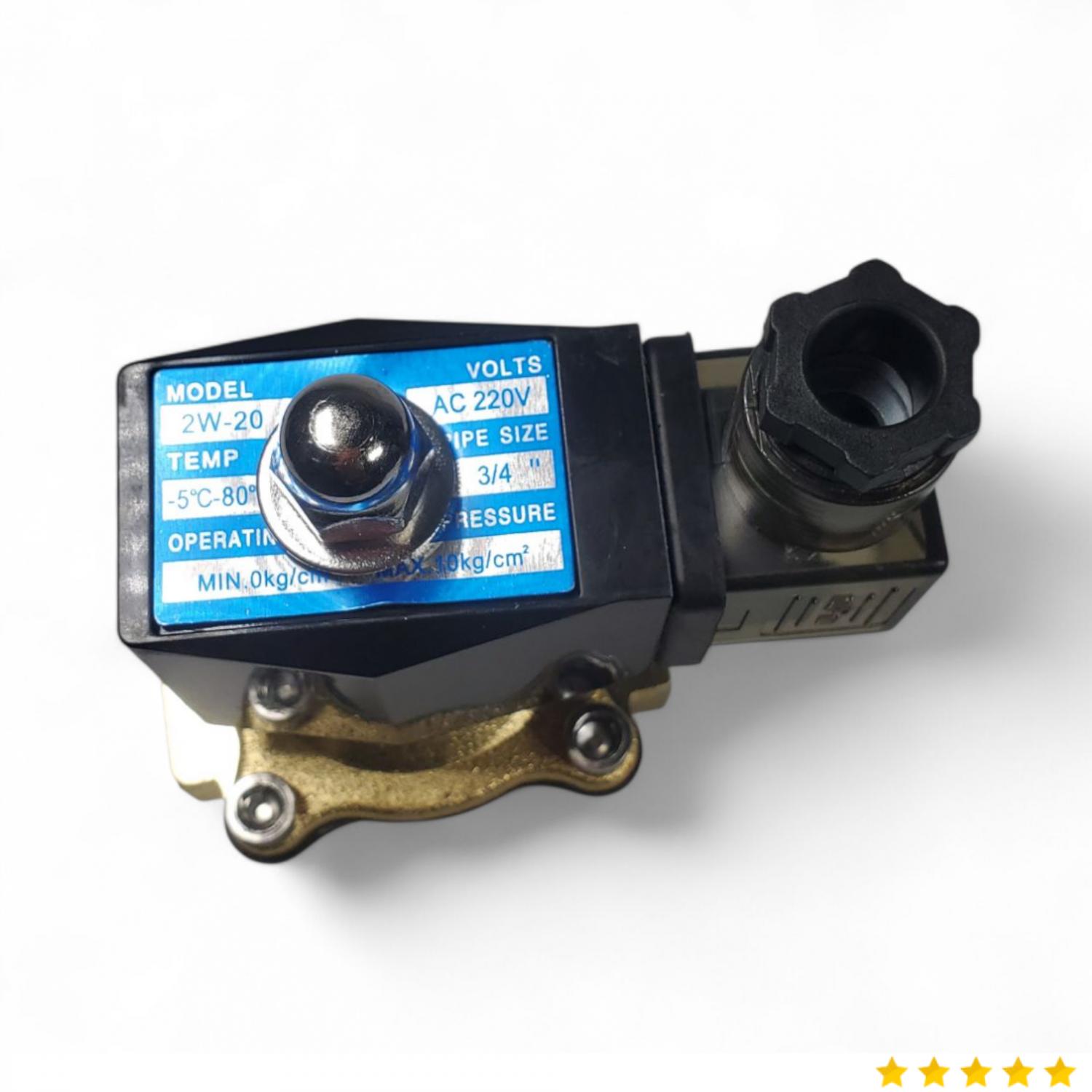 FMA Solenoid Water Valve Switch Electric Normally Closed 220V 3/4 Inch - 2W-20