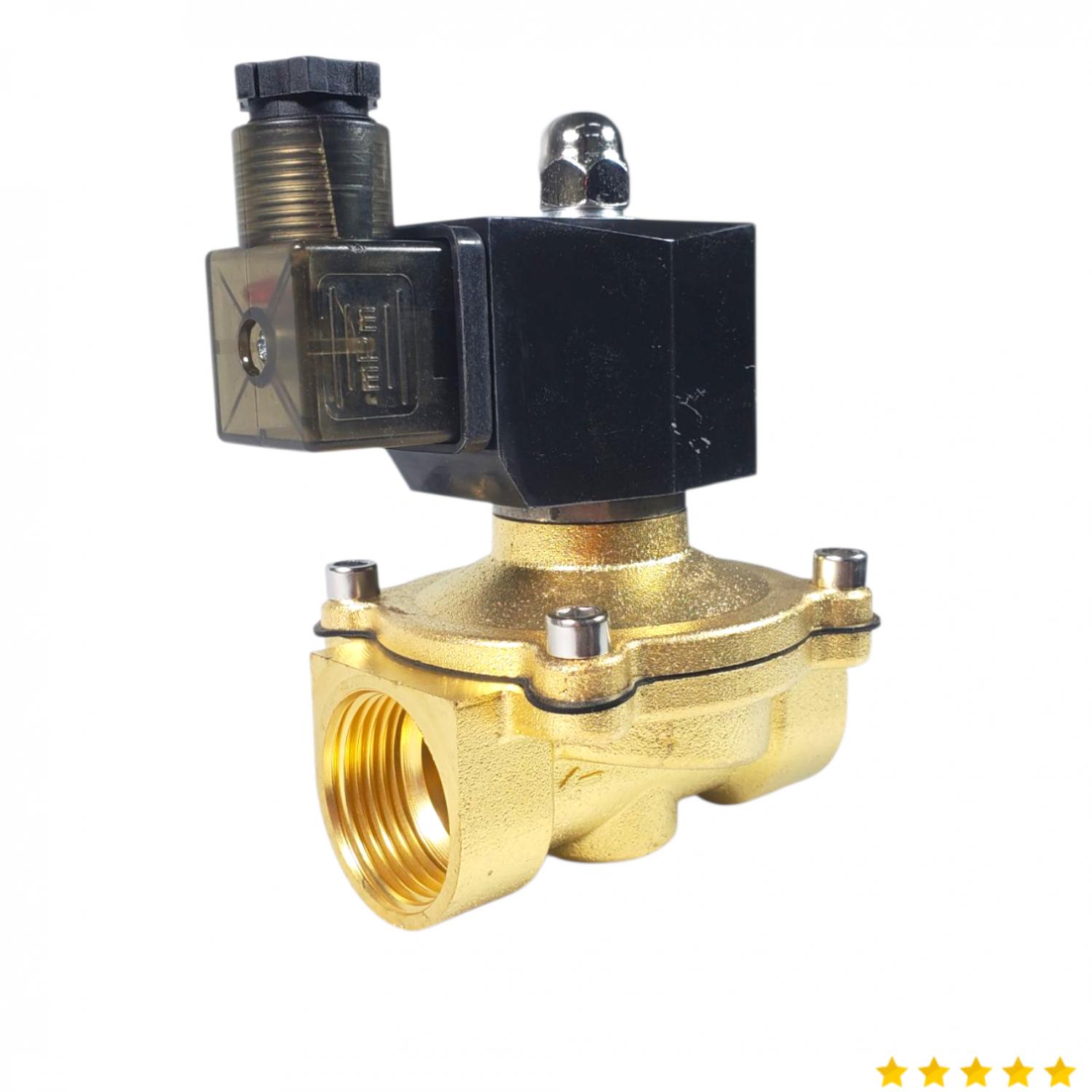FMA Solenoid Water Valve Switch Electric Normally Closed 220V 1 Inch - 2W-25