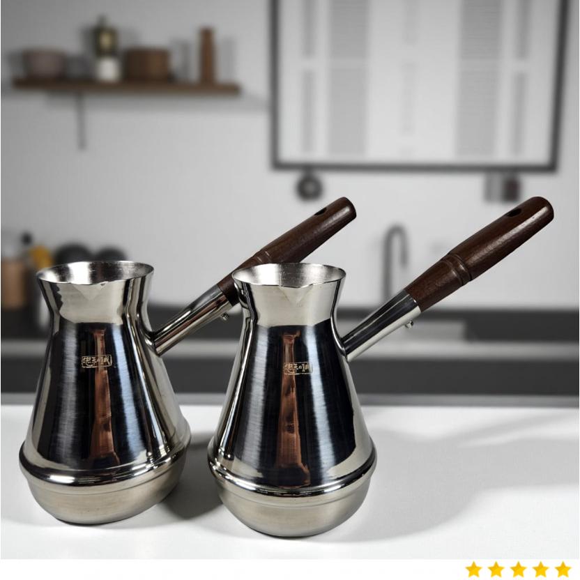 Capa Gelas Milk Latte Pitcher Long Handle Stainless Steel 700ml - INU70