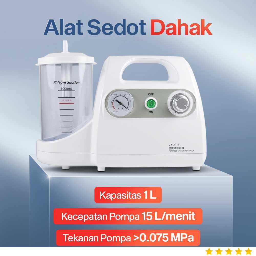 FOFO Alat Penyedot Dahak Elektrik Portable Sputum Suction Pump 1L - GY-XT-1