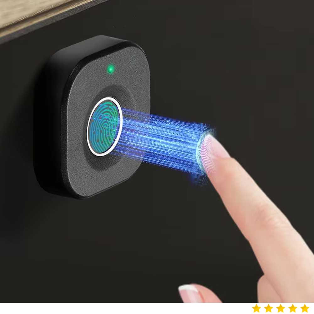 KAK Smart Lock Cabinet Locker Fingerprint Kunci Lemari Digital 10 Data - F040S-BF20