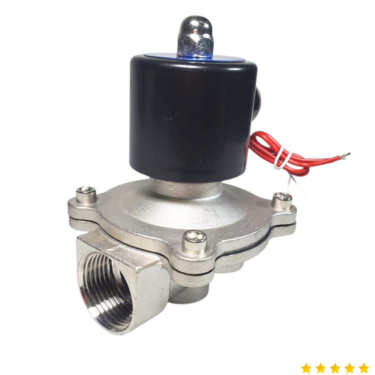 GRT Solenoid Water Valve Stainless Steel Normally Close 220V 1 Inch - 2W-250-25