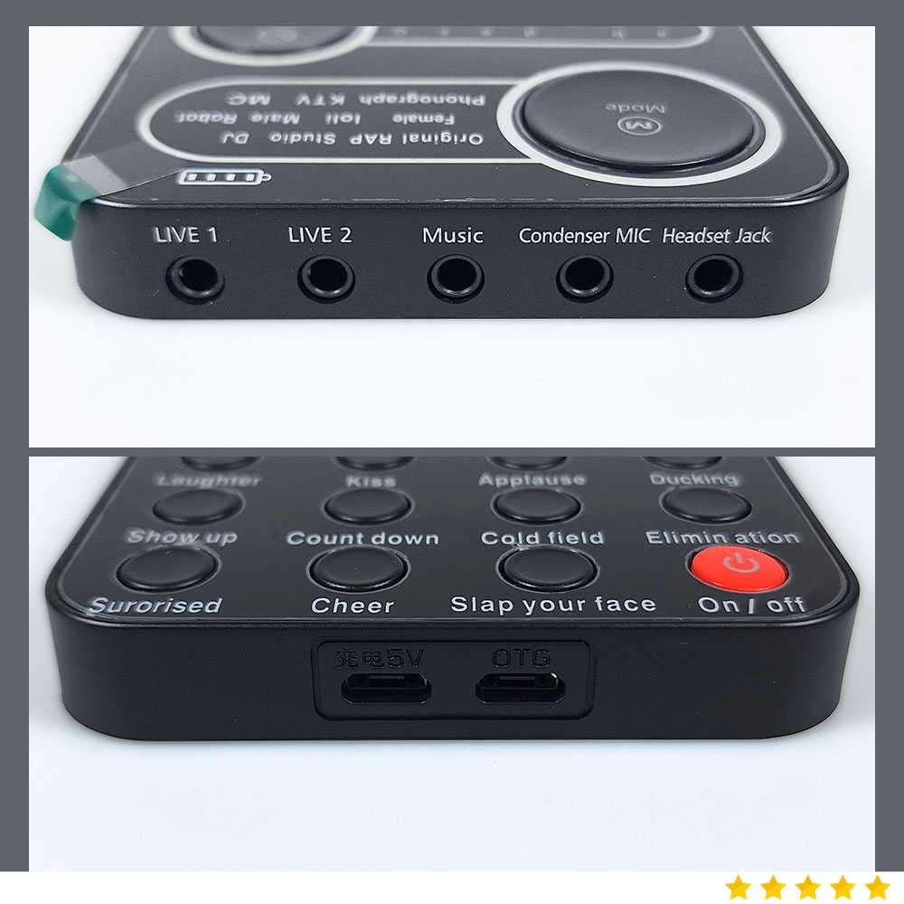 Myazs Voice Changer Sound Effect Live Portable Alat Perubah Suara - K9