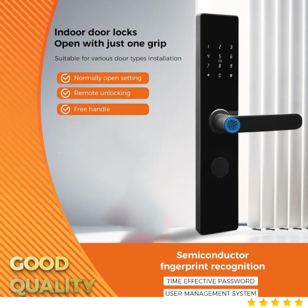 MAISUSTY Smart Door Lock Fingerprint Password Card RFID Alarm - G1F-N9