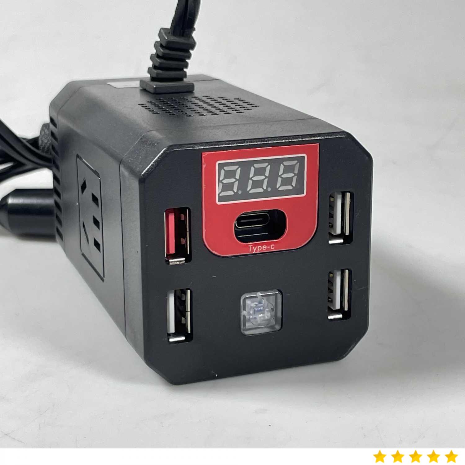 PULIXIN Car Power Inverter 15V to AC 220V Power Conversion Sedan SUV - P-12