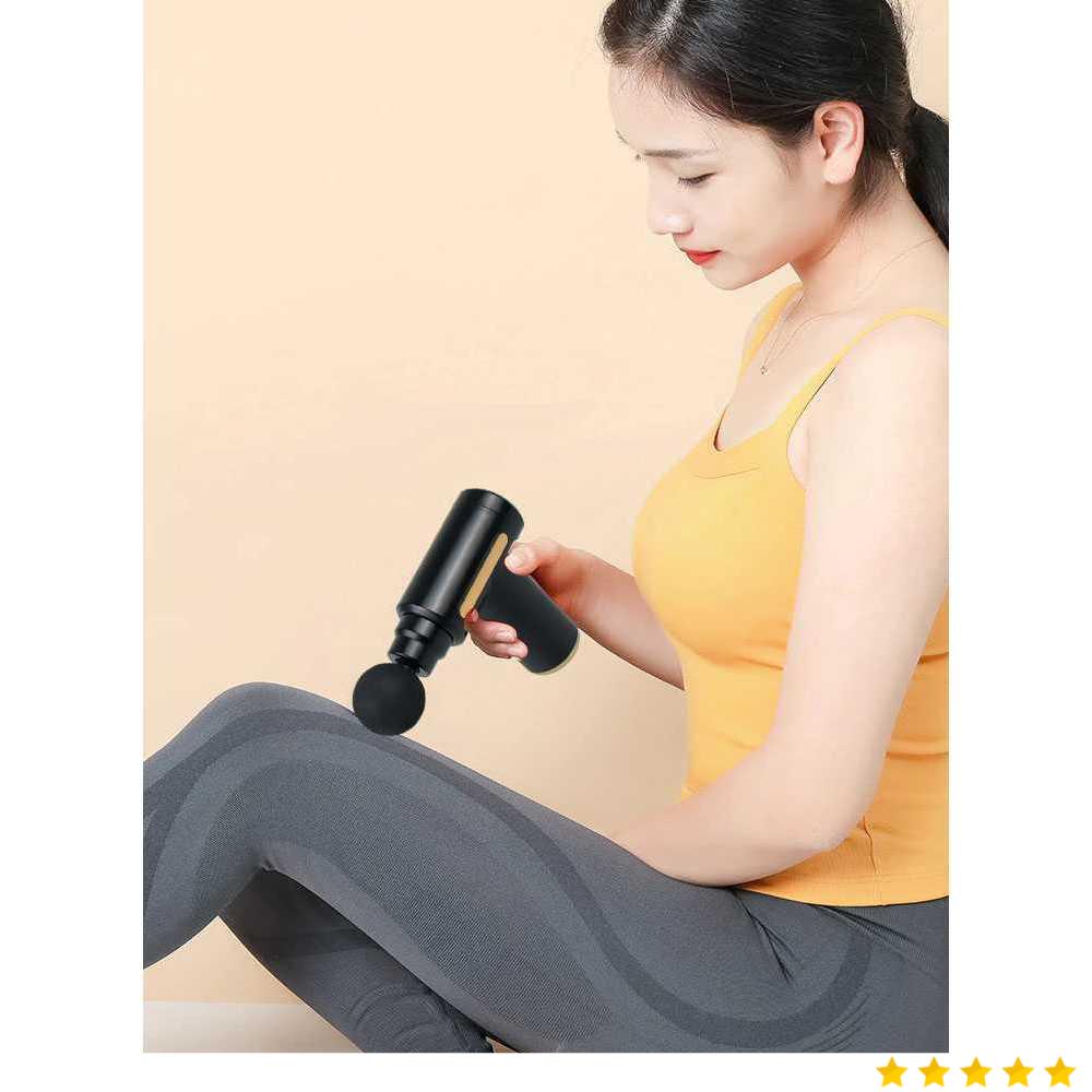 PASSCOOL Alat Pijat Elektrik Punggung Tangan Massage Gun Ver Button - PL08