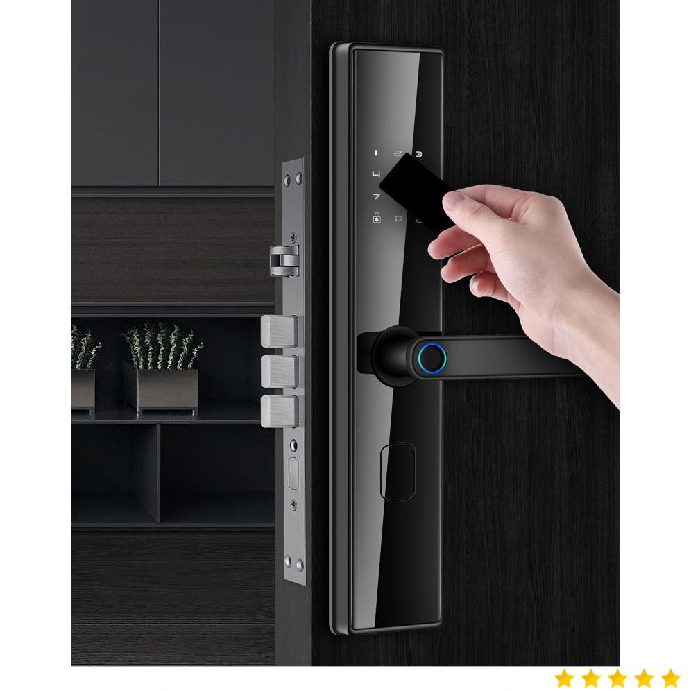 SUOYUN Smart Door Lock Fingerprint Password Card - B09