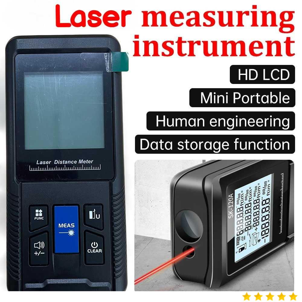 SNAKOL Pengukur Jarak Laser Range Finder Portable Waterproof 40M - LDM-X