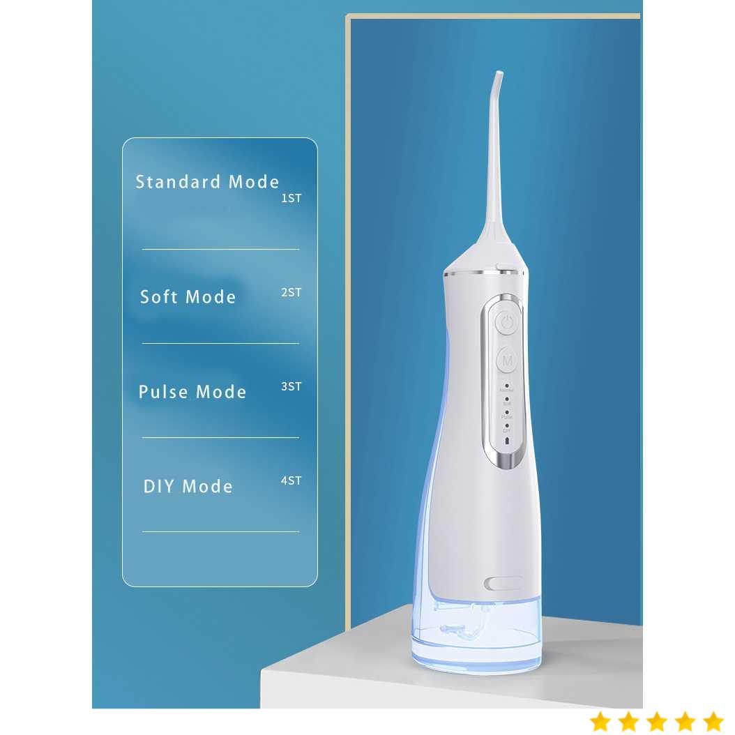 TaffOmicron Water Flosser Dental Irrigator Pembersih Karang Gigi 320ml - BV-612