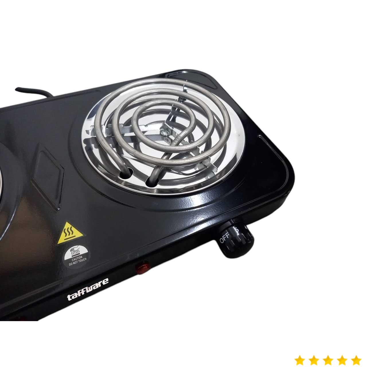 Taffware Kompor Listrik 2 Tungku Portable Coil Hot Plate 2000W - WY-05C