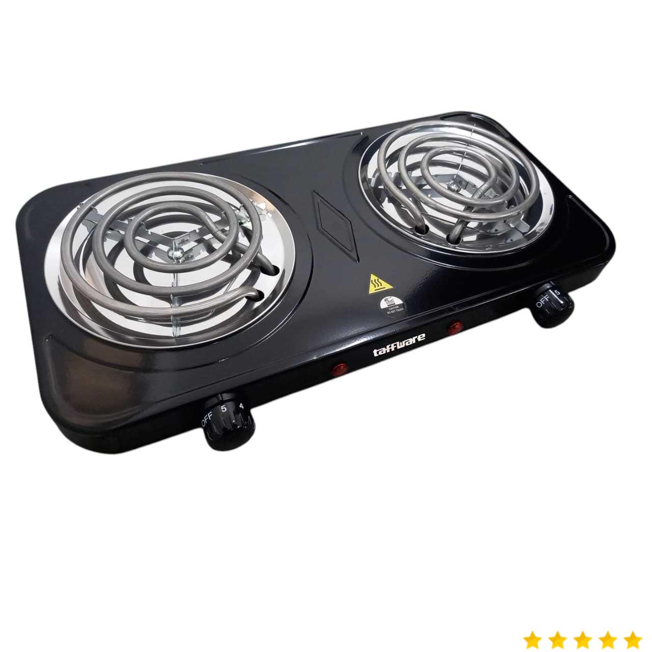 Taffware Kompor Listrik 2 Tungku Portable Coil Hot Plate 2000W - WY-05C