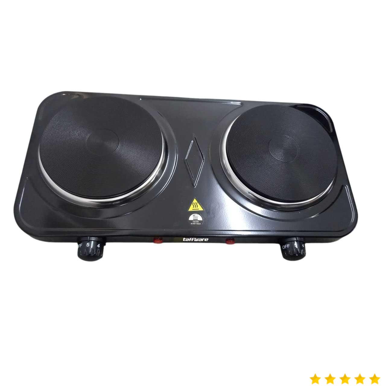 Taffware Kompor Listrik 2 Tungku Portable Hot Plate 2000W - WY-04B