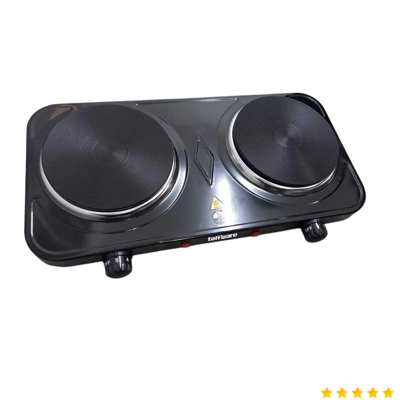Taffware Kompor Listrik 2 Tungku Portable Hot Plate 2000W - WY-04B
