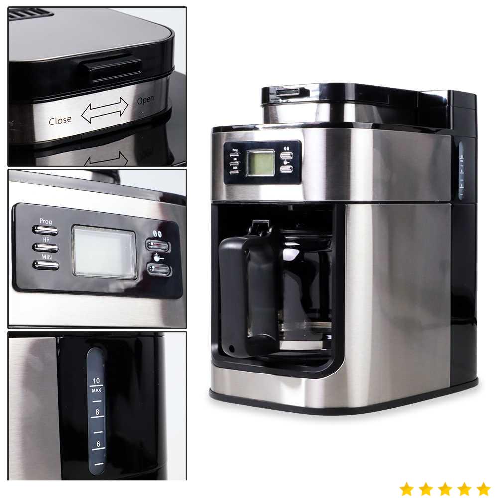 Trieste Mesin Kopi Coffee Maker Bean Grinder 1L - BG315T