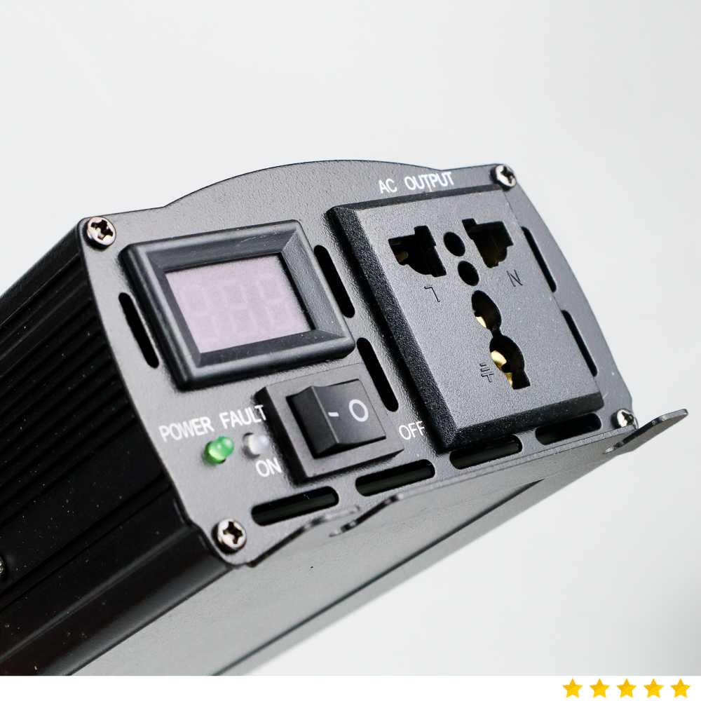 Taffware Power Inverter Mobil Pure Sine Wave DC 48V to AC 220V 1000W - NBQ1000W