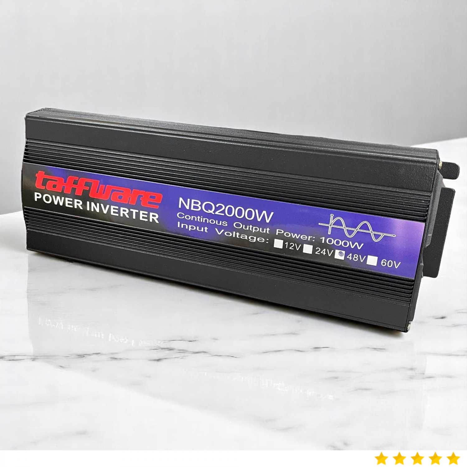 Taffware Power Inverter Mobil Pure Sine Wave DC 48V to AC 220V 2000W - NBQ2000W